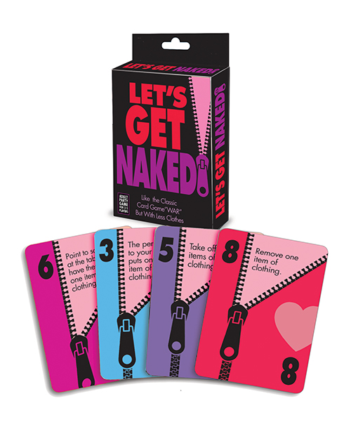 Lets Get Naked Party Card Game